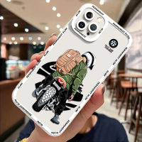 Cartoon Case Compatible for IPhone 14 13 12 11 Pro Max 8 7 6 6S 14 Plus XS Max  XR X Phone Soft Casing Transparent TPU Silicone Shockproof Clear Cover Protector