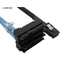 ✤WDP✤3ft 1m Mini SAS 36P SFF-8087 to 4 SFF-8482 Connectors with SATA Power Cable