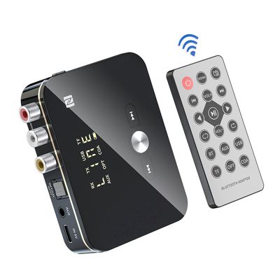 1 Set Bluetooth Adapter NFC Digital Display Bluetooth Adapter 3.5mm Bluetooth Audio Adapter NFC Bluetooth 5.0 Receiver Transmitter