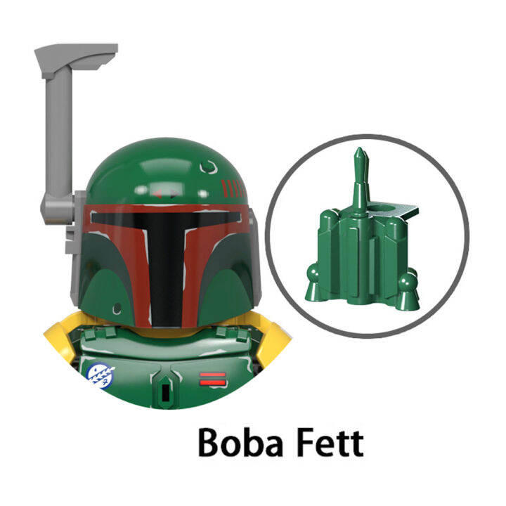 'nd Din Djarin Mandalorian Building Blocks Jango Boba Fett Grogu Baby