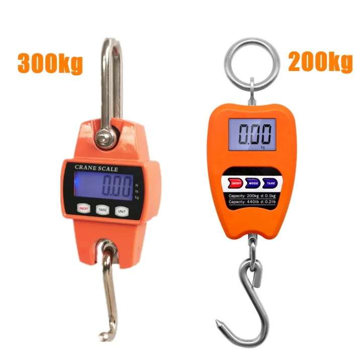 Crane Scale 200kg/300kg Weighing Digital Industrial Hanging Scale 200kg