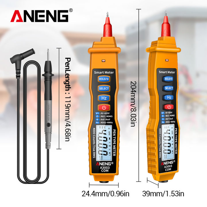 aneng-ปากกาดิจิตอลมัลติมิเตอร์-ncv-ac-dc-โวลต์มิเตอร์-ohmmeter-ความต้านทานความจุ-frequanecy-live-line-test-มือถือ4000นับแอลซีดี-backlight-เครื่องทดสอบที่ทดสอบไฮโกรมิเตอร์และไฟฉาย