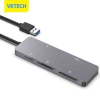 [Vktech] เครื่องอ่านการ์ด USB 3.0 5 In 1สำหรับ Cfing/cf/xd/secure Digital/tf Cardreaders Adapter