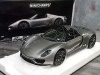 โมเดลรถPorsche918 1/18  โมเดลรถPorsche918spyder โมเดลรถPorsche918spider 1:18 Gun  Minichamps ราคา ok โมเดลรถของขวัญ