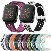 [HOT CHALIUIUILILXWE 607] สายซิลิโคนกีฬาสำหรับ Fitbit Versa 2สายสมาร์ทวอทช์ Correa Laze สำหรับ Fitbit Versa Lite Blaze ข้อมือเทียม