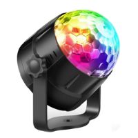 Party Ball Lights, Sound Activated Party Lights with Remote Control Dance Disco Strobe Light