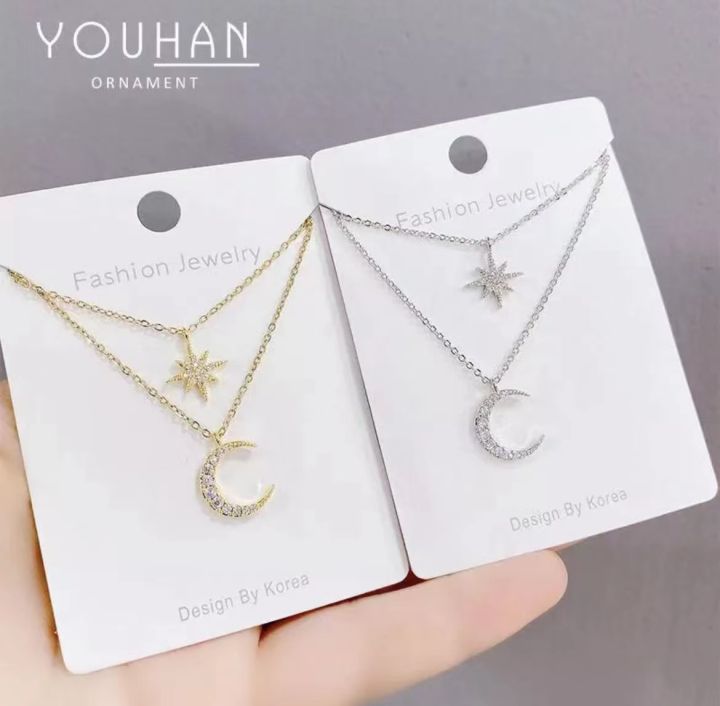 fashion-necklace-สร้อยคอเงินแท้925-สร้อยคอแฟชั่น-แฟชั่นสไตล์เกาหลี-สร้อยคอเงิน-สร้อยเงินแท้-สร้อยคอ-เครื่องประดับ-จี้ห้อยคอ-จี้เงิน