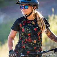 【hot】○  Mtb motocross Jersey downhill jersey bike  enduro quick drying Womens bicycle