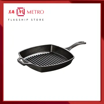 Lodge Cast Iron Grill Pan - Best Price in Singapore - Nov 2023