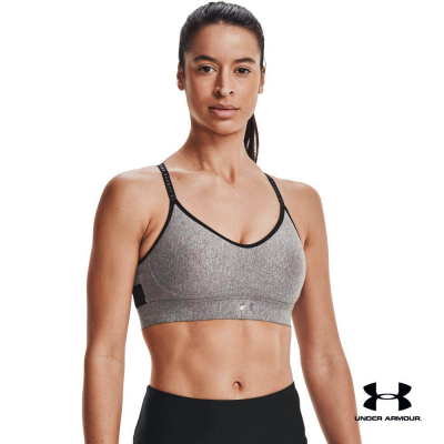 Under Armour UA Womens Infinity Low Heather Cover Sports Bra อันเดอร์ อาเมอร์ บราเทรนนิ่ง สำหรับผู้หญิง รุ่น