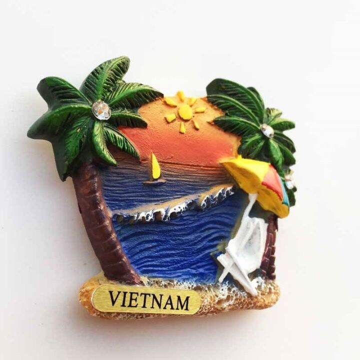 vietnam-nha-trang-da-nang-ocean-wind-human-landscape-travel-commemorative-handicraft-magnet-refrigerator-sticker-collection-companion-souvenir-refrigerator-sticker