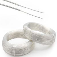 1M New Arrived Good Quality Factory Sell Single high temperature silver plated wire PTFE Transparent many size for choice Wires Leads Adapters