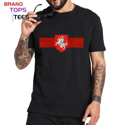 Long Live Belarus！Live Forever！ T Shirt Belarus Emblem MenS T-Shirt Tops Tees Summer Tshirt Fashion Cool Man Tee Shirt