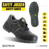 Safety Jogger รุ่น BESTRUN รองเท้านิรภัยหุ้มข้อหัวเหล็ก หนังแท้ กันลื่น ป้องกันไฟฟ้าสถิตย์ ป้องกันสิ่งมีคมทะลุ เซฟตี้