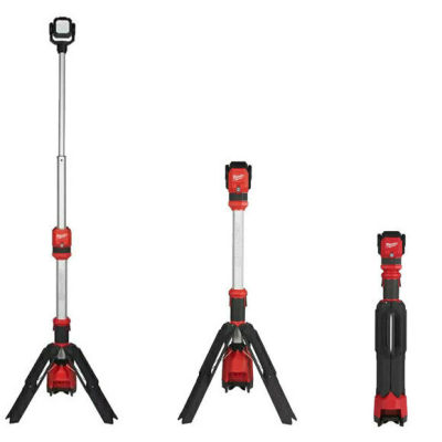 Milwaukee M12 ทาวเวอร์ไลท์ โคมไฟสนามมีขาตั้งไร้สาย 12V เครื่องเปล่า M12 SAL-0 APJ