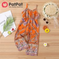 PatPat Balita Perempuan Boho ชุดชั้นในจั๊มสูทกราฟิกที่แปลกใหม่