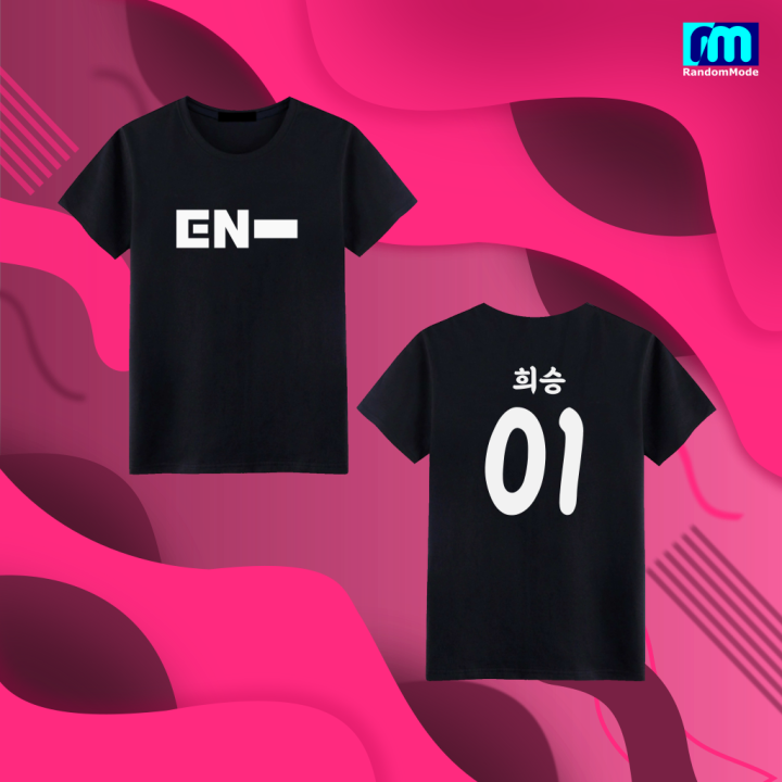 TShirt Kpop Enhypen Korea Name Tshirt Premium Unisex Men Women T Shirt