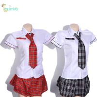 XSUIMI ชุดคอสเพลย์เสื้อเอวลอยชุดแฟนซีญี่ปุ่น,ชุดผู้หญิงลายสก๊อตชุดนักเรียน