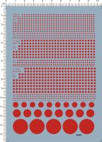 Super Detail Up All Scale Size Japan Military Red Sun Dot Model Kit Water Decal