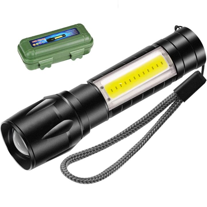 led-strong-lights-telescopic-focus-ไฟฉายอลูมิเนียมทั้งหมดกลางแจ้ง-mini-usb-ชาร์จไฟแบบพกพาตั้งแคมป์ไฟ-w78g