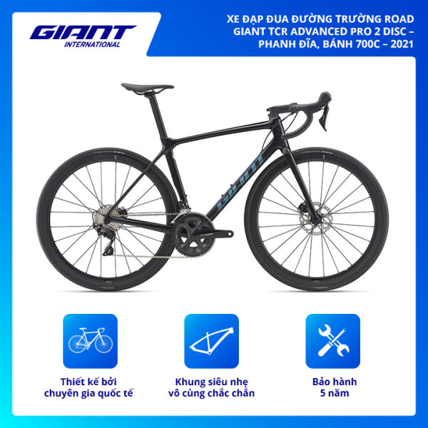 Xe đạp đua đường trường Road Giant TCR Advanced Pro 2 Disc – Phanh Đĩa, Bánh 700x25C