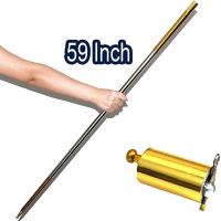 แบบพกพา1.5M โลหะถอดเก็บได้ Magic Wand อุปกรณ์เวทมนตร์ของเล่น Stick Golden Telescopic Cudgel