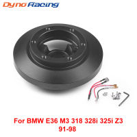 E36H อลูมิเนียมพวงมาลัยฮับสั้นอะแดปเตอร์ Quick Release Boss ชุดสำหรับ BMW 91-98 E36 M3 318 328i 325i 325is 328 Z3 E39