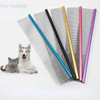 Colorful Pet Comb Steel Shedding Dog Grooming Comb 1Pcs Hair Remover Cat Dogs Cleaning Brush Cats Pets Accessories 1pcs Colorful Brushes  Combs