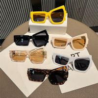 【CC】۞✣  Fashion Irregular Sunglasses Asymmetrical Glasses Men Brand Designer Personality Oculos De Sol