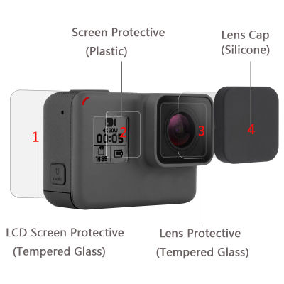 [สต็อก] ปกป้องหน้าจอสำหรับ GoPro Hero 7สีดำ6 5 2019อุปกรณ์เสริมฟิล์มป้องกันกระจกเทมเปอร์สำหรับ Go Pro Hero 7 6 5กล้องแอคชั่นแคมเมรา สินค้าสปอต สินค้าสปอต A ของขวัญ ของขวัญ ของขวัญ ของขวัญ gift gift