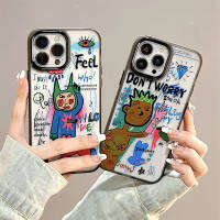 เคสที่วางฝาครอบโทรศัพท์หรูหราแบบคลาสสิกความรู้สึกสูงสามารถใช้ได้กับ Apple มือถือ Phone14 13 12 11 Pro Max เคสกันกระแทกที่จับไอโฟนโทรศัพท์มือถือ