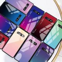 MobileWorld **{พร้อมส่งจากไทย}** Case For Samsung Galaxy S10 Plus เต็มร่างกายกระจกไล่โทนสีชั้นกรณียากสำหรับ องศาป้องกันการล่มสลายป้องกันโทรศัพท์ครอบคลุมกร