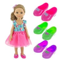 5.5cm Plastic Shoes for 32cm Paola Reina Doll14inch Dolls Shoes And Accessories