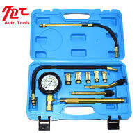 【Cw】Professional AUTO TOOLS rol Gasoline Engine Cylinder Compression Tester Kit Cylinder Tester With M10 M 12 M14 M16 M18 【hot】