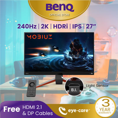 BenQ MOBIUZ EX270QM 27" 2K QHD 240Hz 1ms MPRT IPS HDRi Gaming Monitor (จอเกมมิ่ง 240hz, monitor 27 นิ้ว 2k)