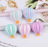 ELEGANT 20pcs/pcs Kawaii Hot Air Balloon Flatback Resin Cabochons Scrapbooking Embellishment Crafts DIY Accessories