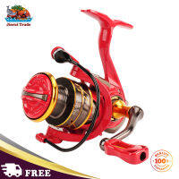 Spinning Fishing Reel Non-Slip 6.4:1 Gear Ratio 8Kg Max Drag Lure Fishing Tackle With Reversible Handle