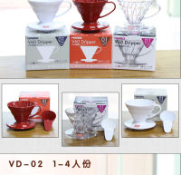 Hario V60 Dripper VD-01 ถ้วยกรองกาแฟ ขนาด 1-2 Cups