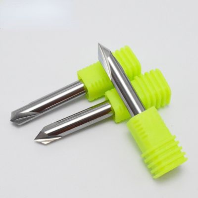 【LZ】 1pc 3 flute tungsten steel chamfering cutter 90 degree centering drill for aluminum Chamfering end milling cutter