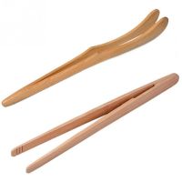 【jw】ﺴ  1Pcs Tweezer Bacon Clip Tongs Salad Food Toast Bend Straight Accessories Teaware