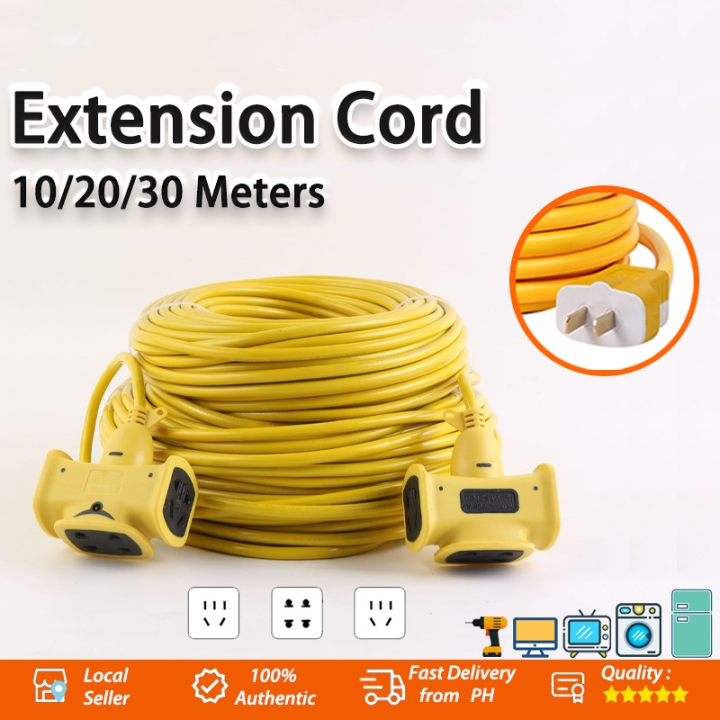 Extension Cord With Socket,Extension Wire, Cable Extralong Plugin