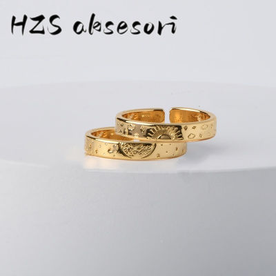 แหวนคู่รัก HZS 18K Gold Sun And Moon