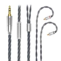 NiceHCK GreyFlag Flagship Wire Litz สาย 7N OCC and 6N OFC Mixed Earbud Cable 3.5/2.5/4.4mm MMCX/0.78MM 2Pin For DB1 CIEM RW-3000 MK3