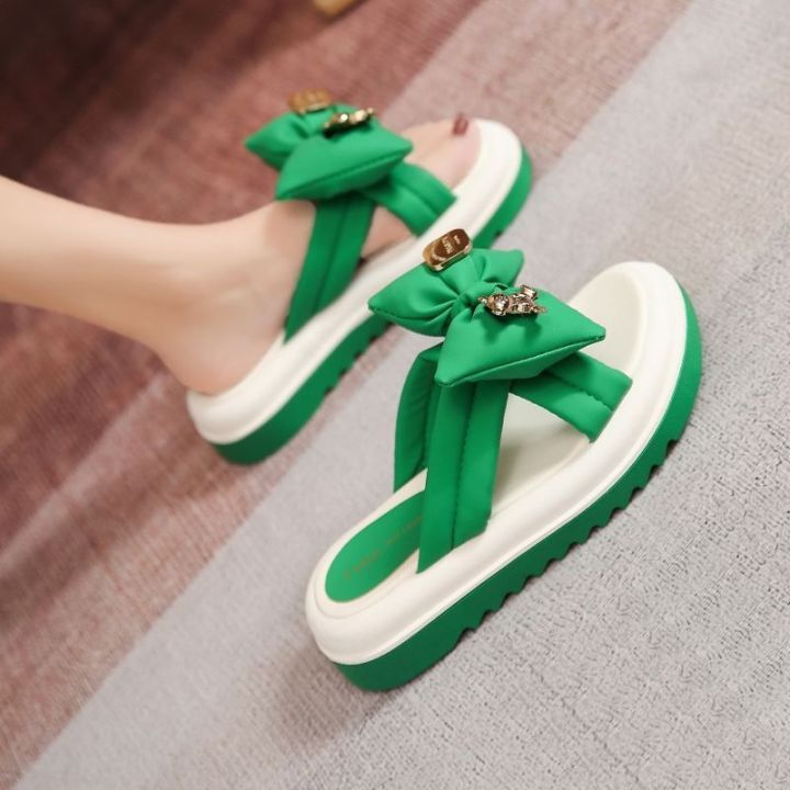 july-high-grade-matte-soft-leather-summer-outdoor-sandals-and-slippers-for-women-2023-new-bear-muffin-thick-soled