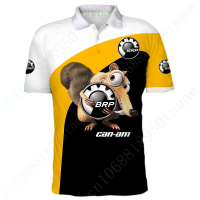 2023 NEW Summer Style Can-am Polo Shirt Harajuku 3D Printing T Shirt For Mens Clothes Anime Quick Dry Oversized T-Shirt Unisex Short Sleeve TopNew product，Canbe customization high-quality