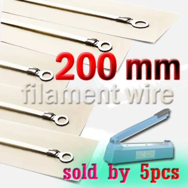 Pcs Mm Inch Impulse Sealer Heat Filament Wire Element Strip Only Lazada Ph