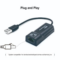 USB 2.0การ์ดเครือข่าย Gigabit ภายนอก USB เข้ากับพอร์ตเครือข่าย RJ45พร้อมสายเคเบิลข้อมูล Micro USB OTG เป็น USB 20ซม