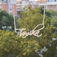 ✜  2022 Custom Name Necklace Pendant Personalized with Different Fonts Jewelry for Men