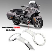 GL1800 Chrome Fog Light Trim Rings Fit For Honda Goldwing GL 1800 Gold Wing 1800 Tour 2018 2019 2020 2021 Motorcycle Accessories