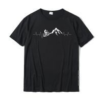 Mountain Bike Heartbeat Shirt Cute Bike Heartbeat Tee Gift Casual T Shirt Brand Tops Shirt Cotton Male Europe